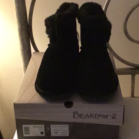 NWT in box black BearPaw boots Heidi II size 9 M - Picture 7 of 15